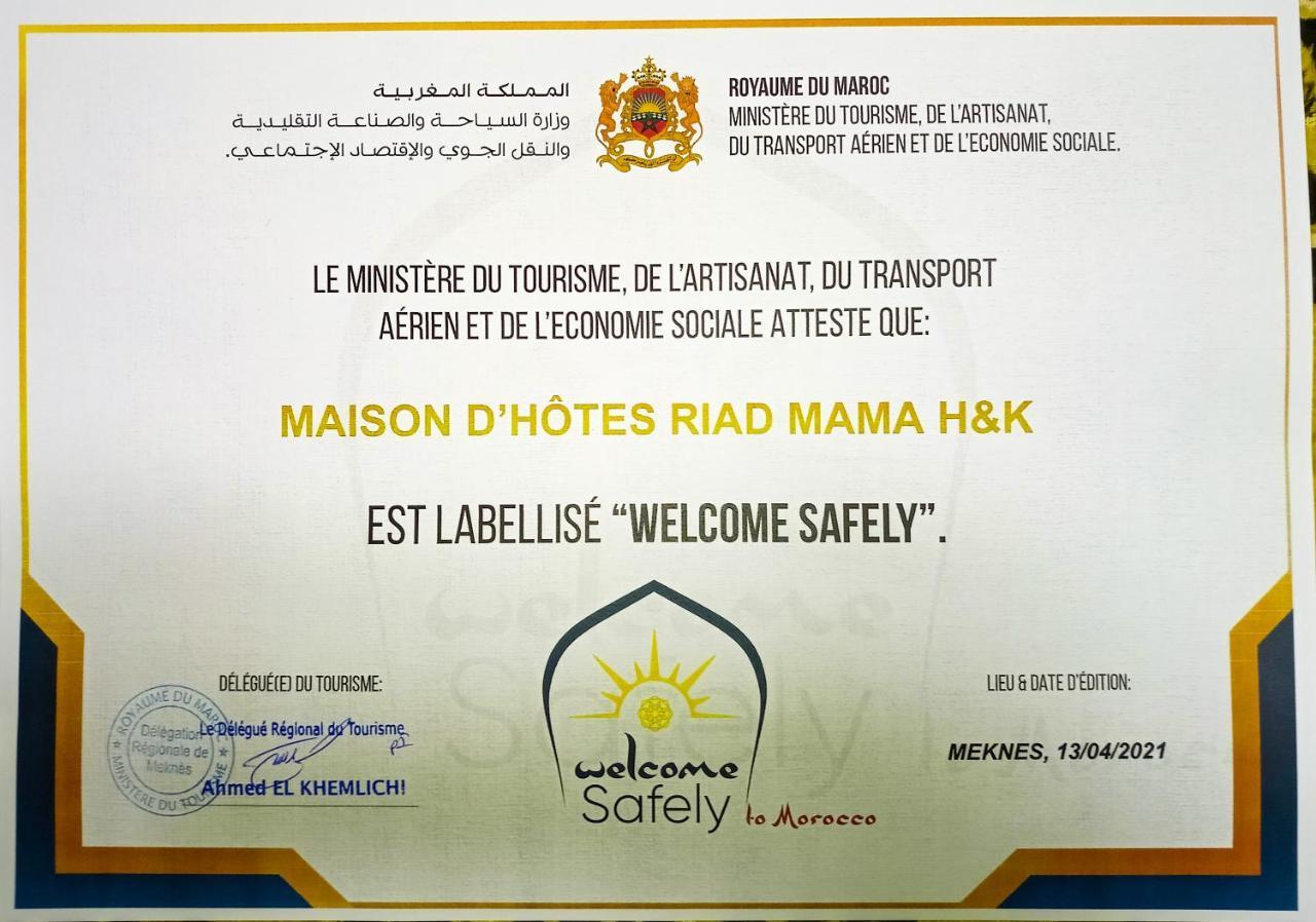 Riad Mama H&K 메크네스 외부 사진